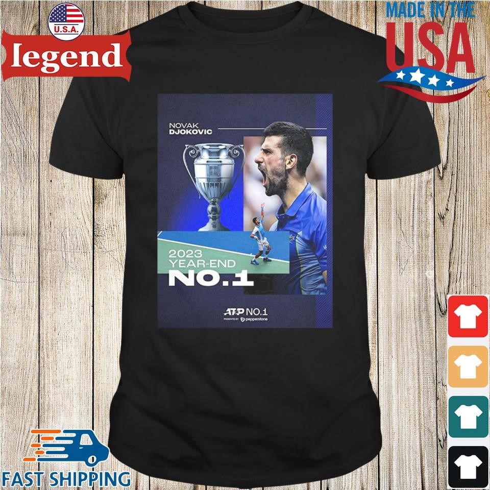 Novak Djokovic Is Your ATP 2023 Year End No 1 Presented By Pepperstone FX ATP  Rankings Poster Canvas - Limotees