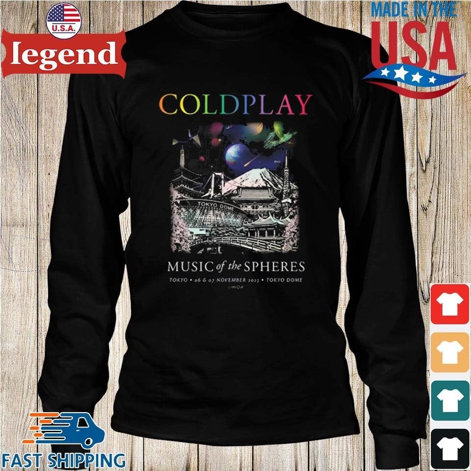 Coldplay Band 2023 Tour T-Shirt Music Of The Spheres World Sweatshirt  Concert Merch Hoodie - AnniversaryTrending