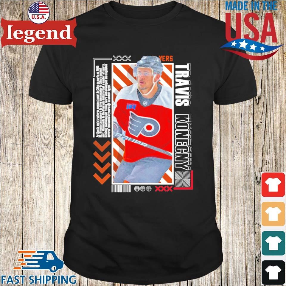 Philadelphia Flyers Travis Konecny Hockey Paper T-shirt,Sweater, Hoodie,  And Long Sleeved, Ladies, Tank Top
