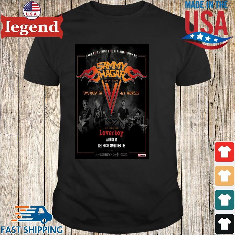 Sammy Hagar Red Rocks Event Aug 11 2024 T-shirt