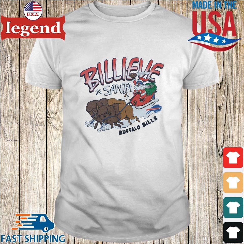 Santa Claus Buffalo Bills Billieve In Santa Christmas T-shirt