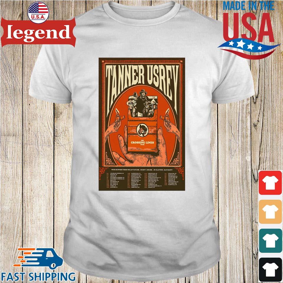 Tanner Usrey The Crossing Lines 2024 Tour T-shirt