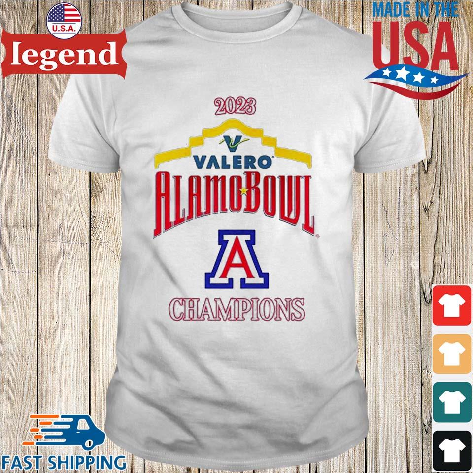 2023 Valero Alamo Bowl Champions Arizona Wildcats Football T-shirt