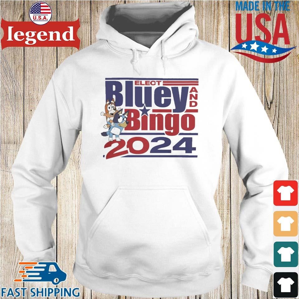 Elect Bluey Bingo 2024 T-shirt,Sweater, Hoodie, And Long Sleeved ...