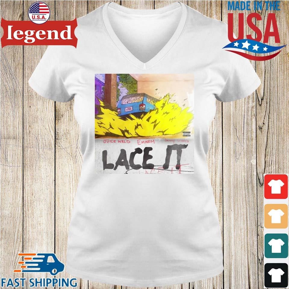 Lace It Juice Wrld And Eminem And Benny Blanco New Single T-shirt,Sweater,  Hoodie, And Long Sleeved, Ladies, Tank Top