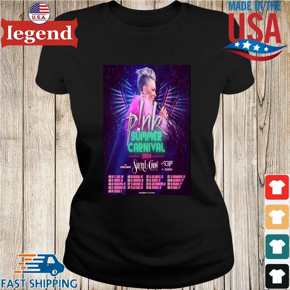 Pink Summer Carnival Tour 2024 Tshirt,Sweater, Hoodie, And Long