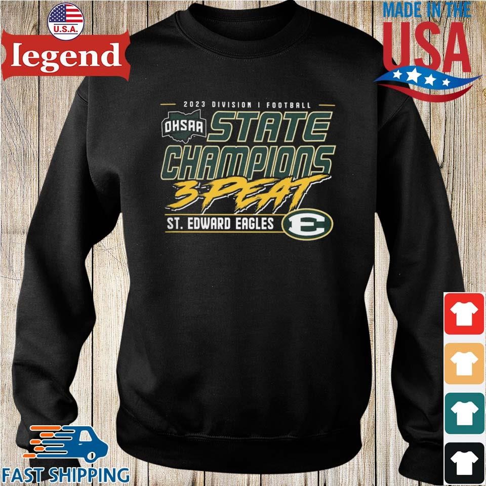 St Edward Eagles 2023 Division I Football State Champions 3 Peat T
