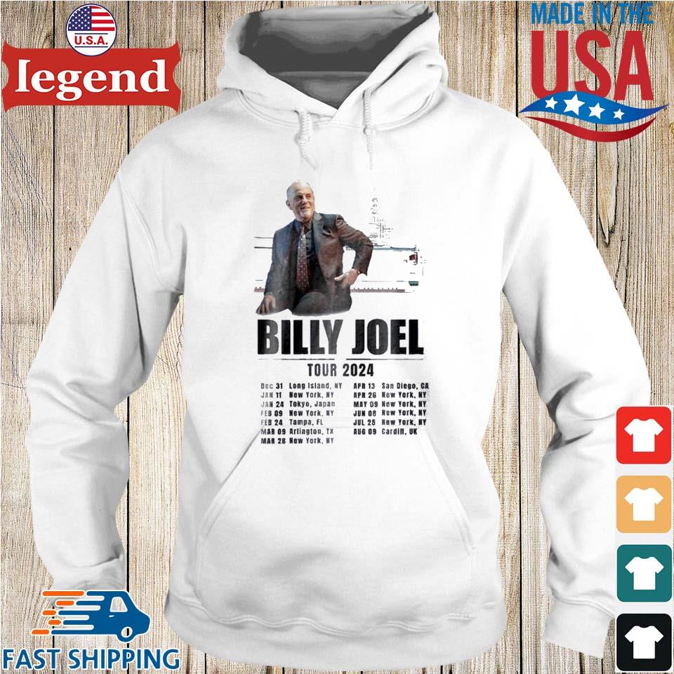 Billy Joel World Tour 2024 Performance Schedule Tshirt,Sweater, Hoodie