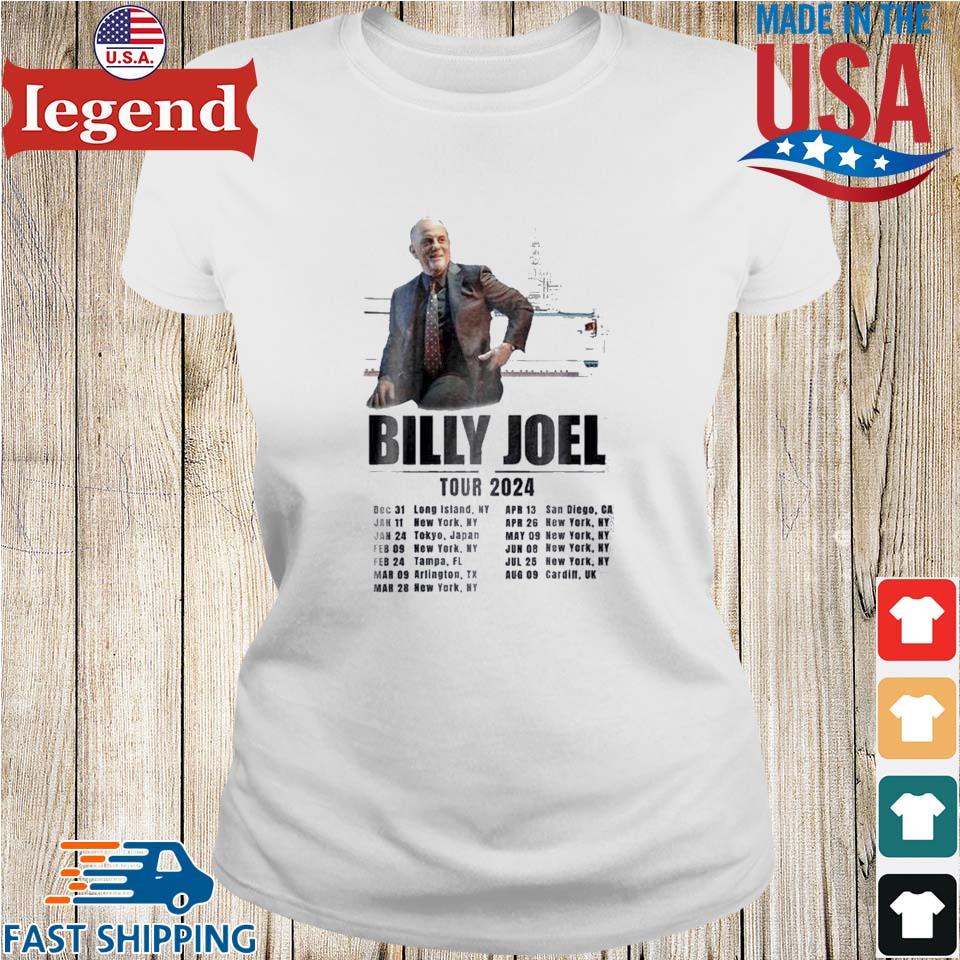 Billy Joel World Tour 2024 Performance Schedule Tshirt,Sweater, Hoodie