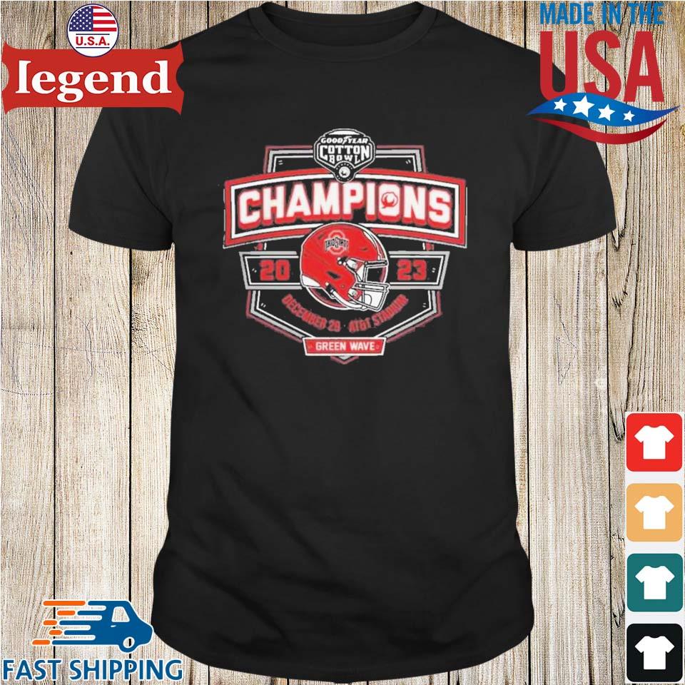 Original Ohio State Buckeyes 2023 Cotton Bowl Champions Locker Room T