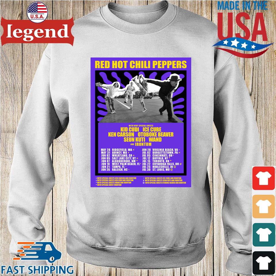 Original Red Hot Chili Peppers Announce 2024 Unlimited Love Tour T-shirt,Sweater,  Hoodie, And Long Sleeved, Ladies, Tank Top