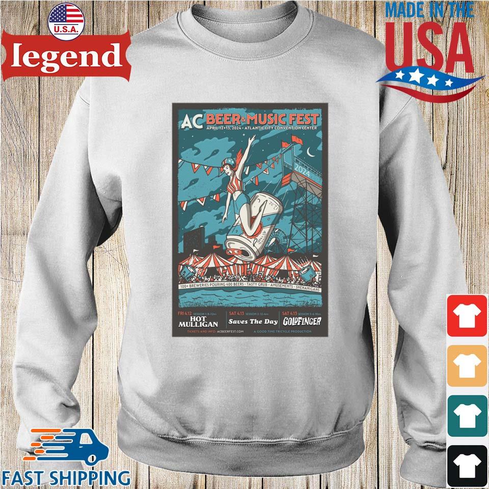 The 2024 Atlantic City Beer & Music Festival T-shirt,Sweater