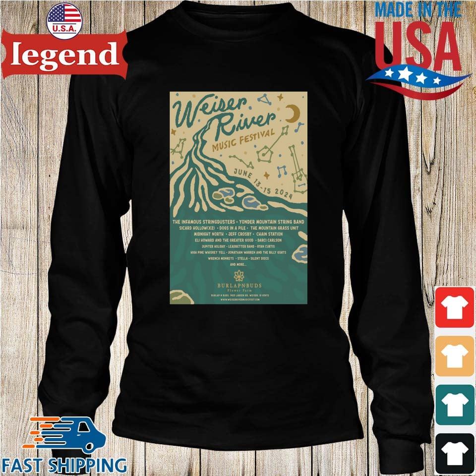 Weiser River Music Festival 2024 June 1315 2024 Tshirt,Sweater