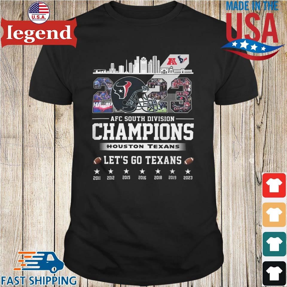 Texans afc south outlet champs shirt 2015