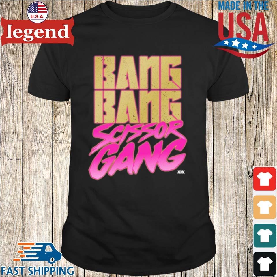 Bullet Club Gold & The Acclaimed Bang Bang Scissor Gang T-shirt