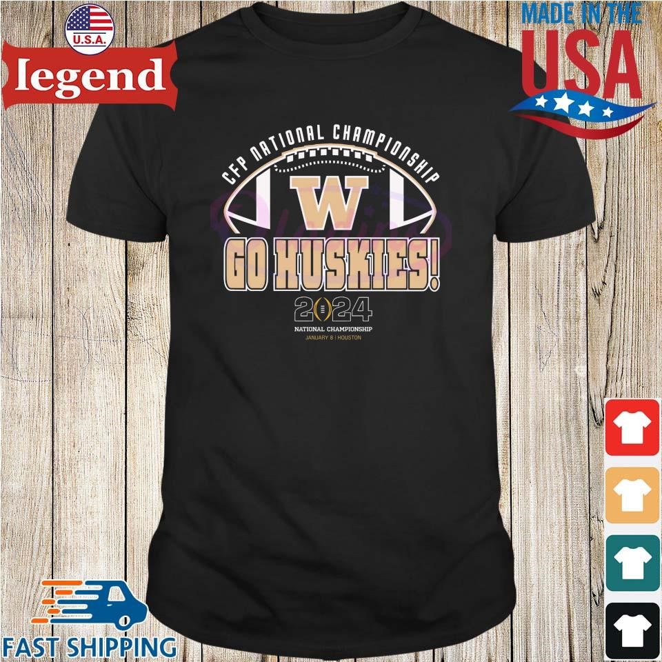 Cfp National Championship Go Huskies 2024 Washington Huskies T-shirt ...