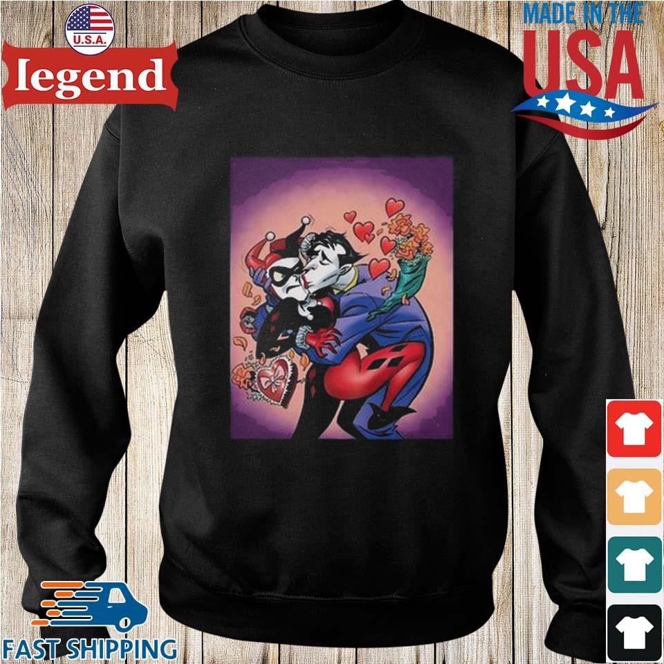 Harley quinn and joker couple hoodies best sale