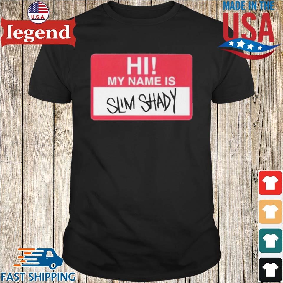 Hi My Name Is Eminem Slim Shady 25th Anniversary T-shirt