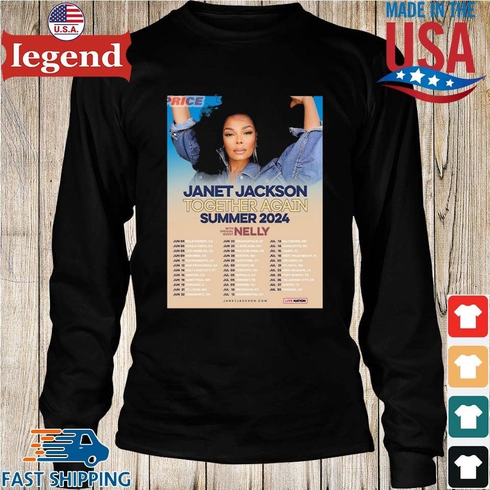 JANET JACKSON 2024 Tシャツ Long Sleeve (L) 国内最安値