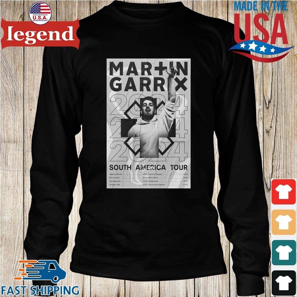 Martin Garrix South America 2024 Tour T-shirt,Sweater, Hoodie, And Long ...