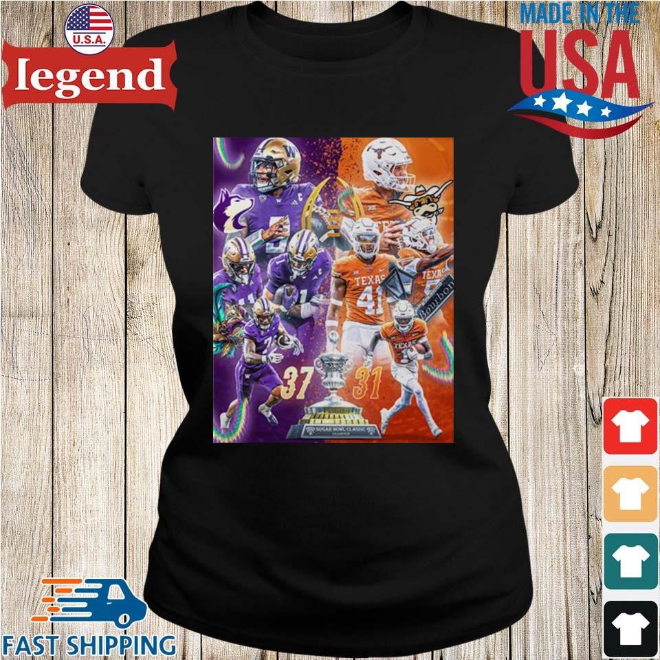 Washington Huskies 2024 Sugar Bowl Champions CFP Final Scores Tshirt,Sweater, Hoodie, And Long