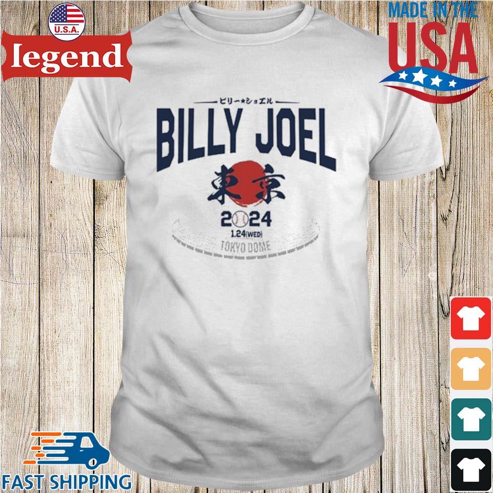 Billy Joel 1-24-24 Tokyo Dome Japan Event T-shirt