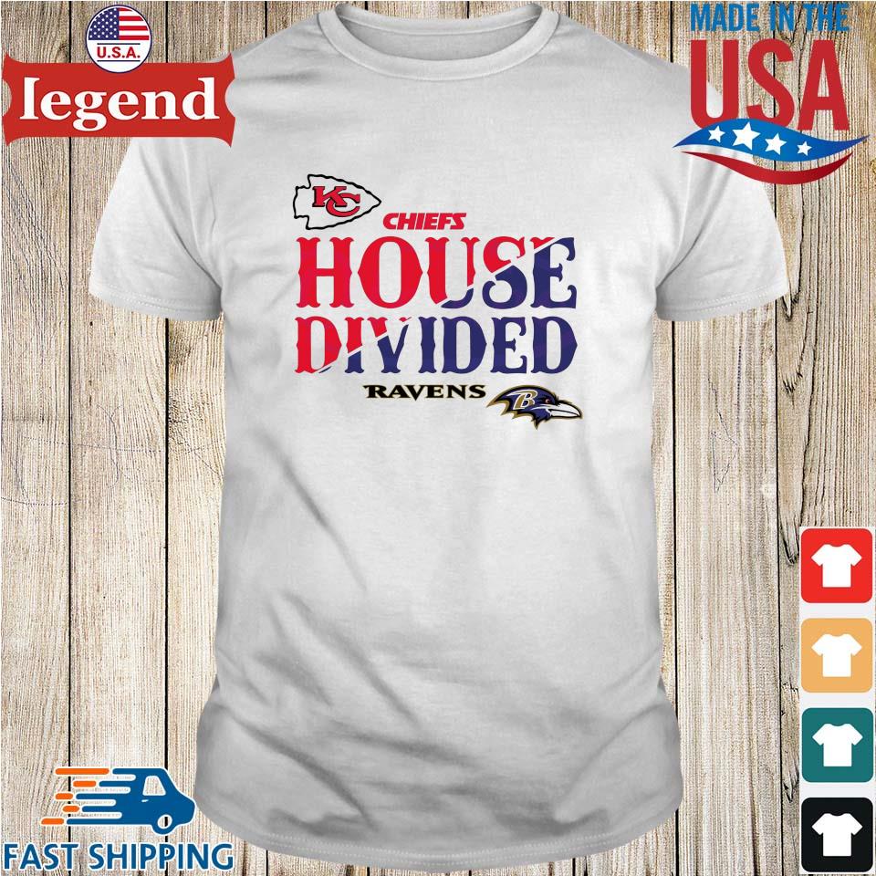 House Divided Kansas City Chiefs Vs Baltimore Ravens 2024 Tshirt