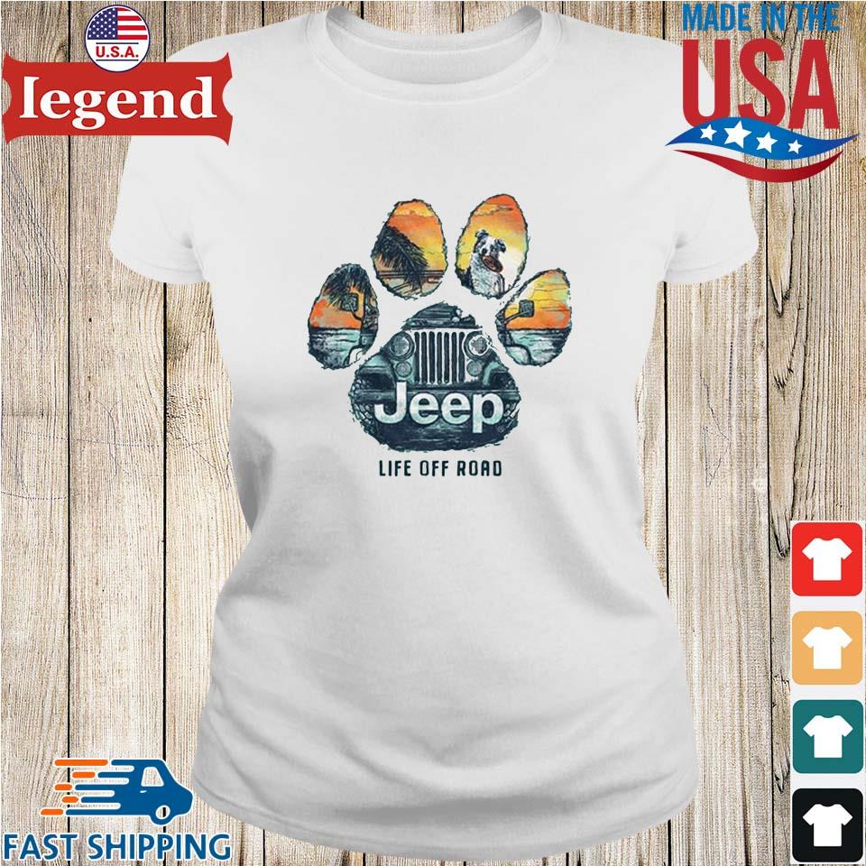 Jeep paw print shirt best sale