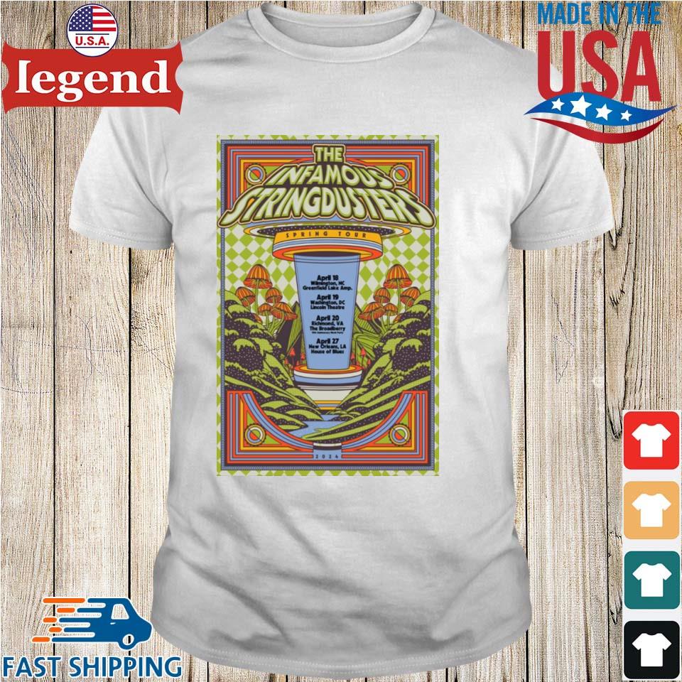 The Infamous Stringdusters 2024 Spring Tour T-shirt,Sweater, Hoodie ...