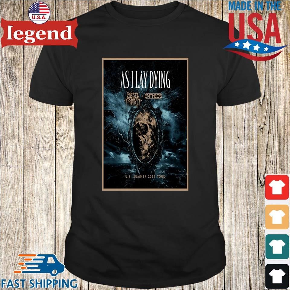 As I Lay Dying U.s Summer 2024 Tour T-shirt