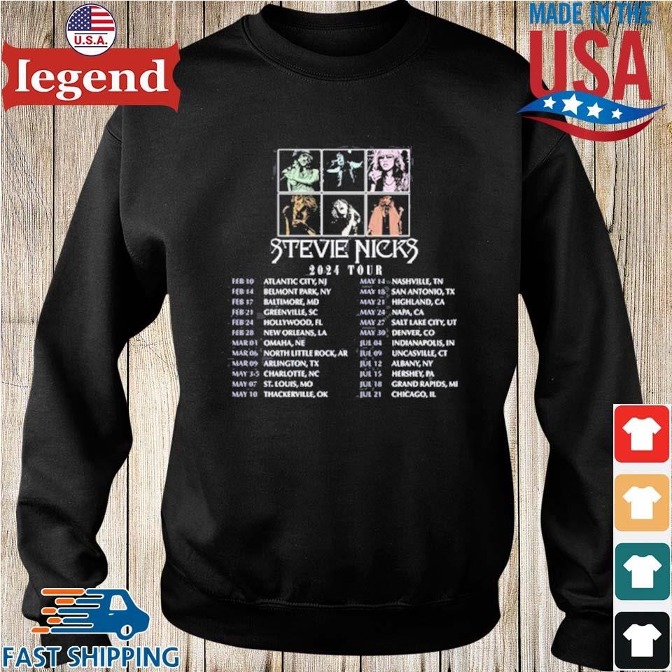 Stevie Nicks 2024 Tour Performance Schedule Tshirt,Sweater, Hoodie