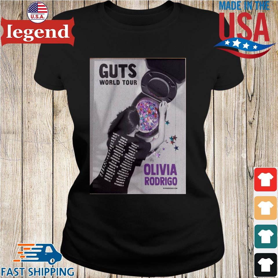 Olivia Rodrigo Guts T-Shirt Merch Tee For Women/Men O-neck Cosplay Casuals  Short Sleeve TShirt Top 