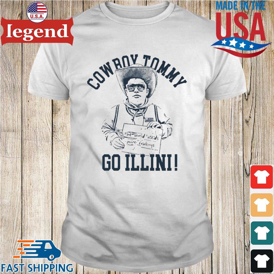 Cowboy Tommy Go Illini T-shirt