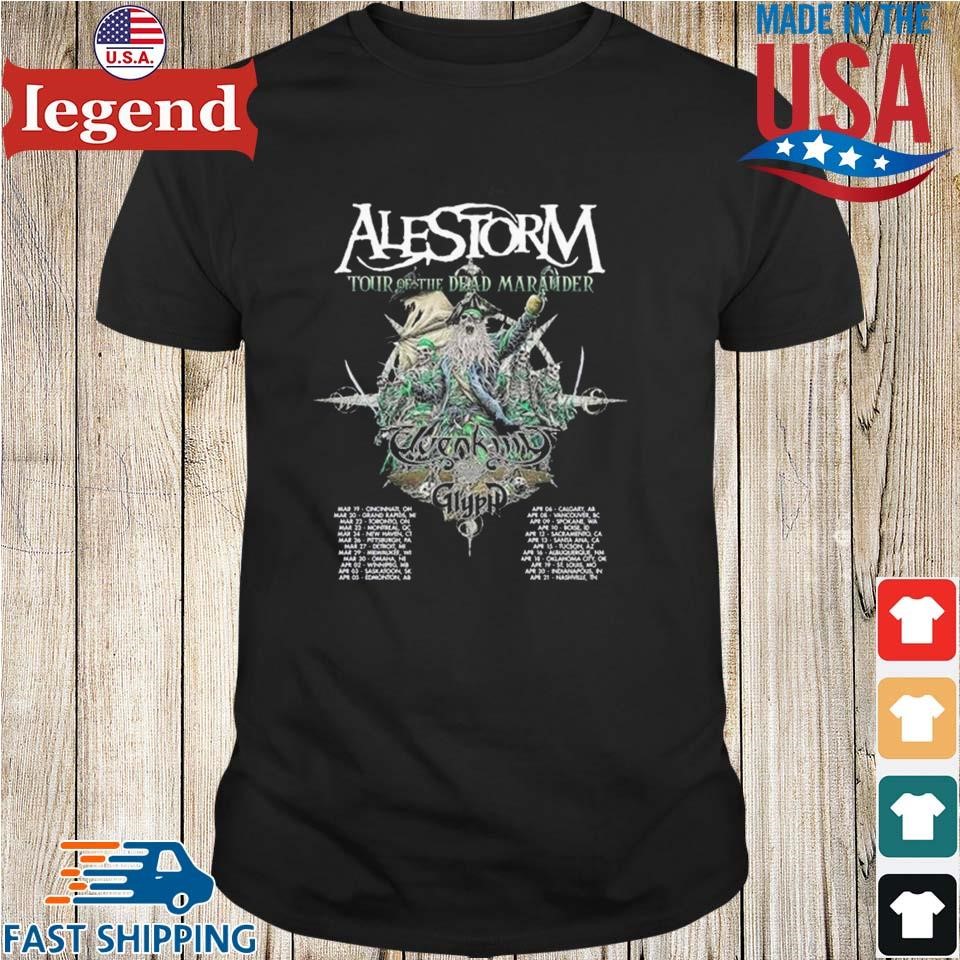 Alestorm Alestorm Tour Of The Dead Marauder 2024 T-shirt