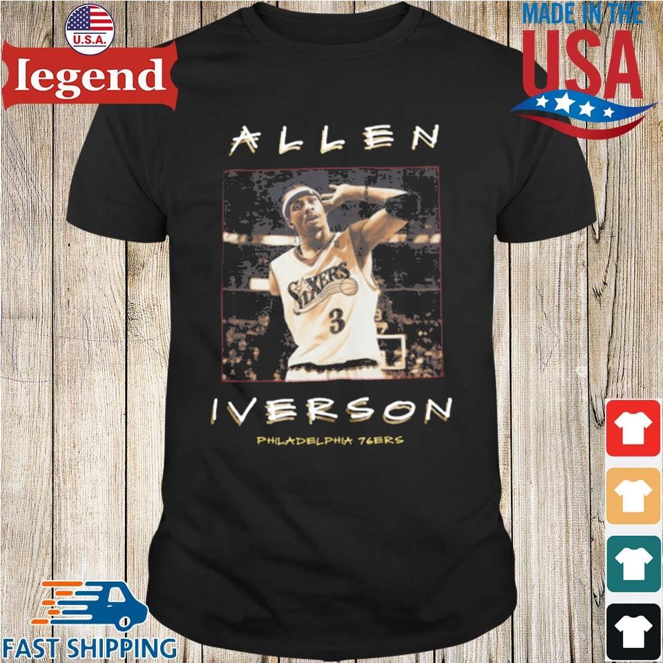 Dawn Staley Allen Iverson Philadelphia 76ers T-shirt