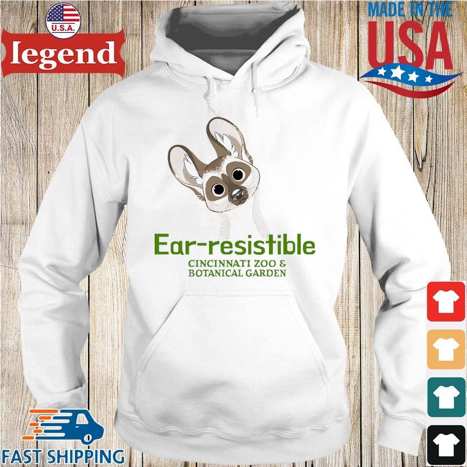 Ear-resistible Cincinnati Zoo & Botanical Garden Bat-eared Fox Hoodie trang-min