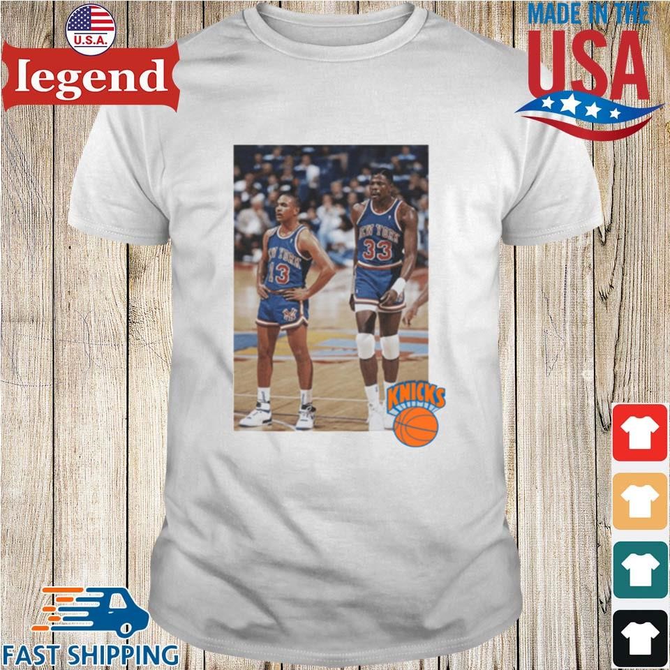 Mark Jackson Patrick Ewing New York Knicks Photo T-shirt
