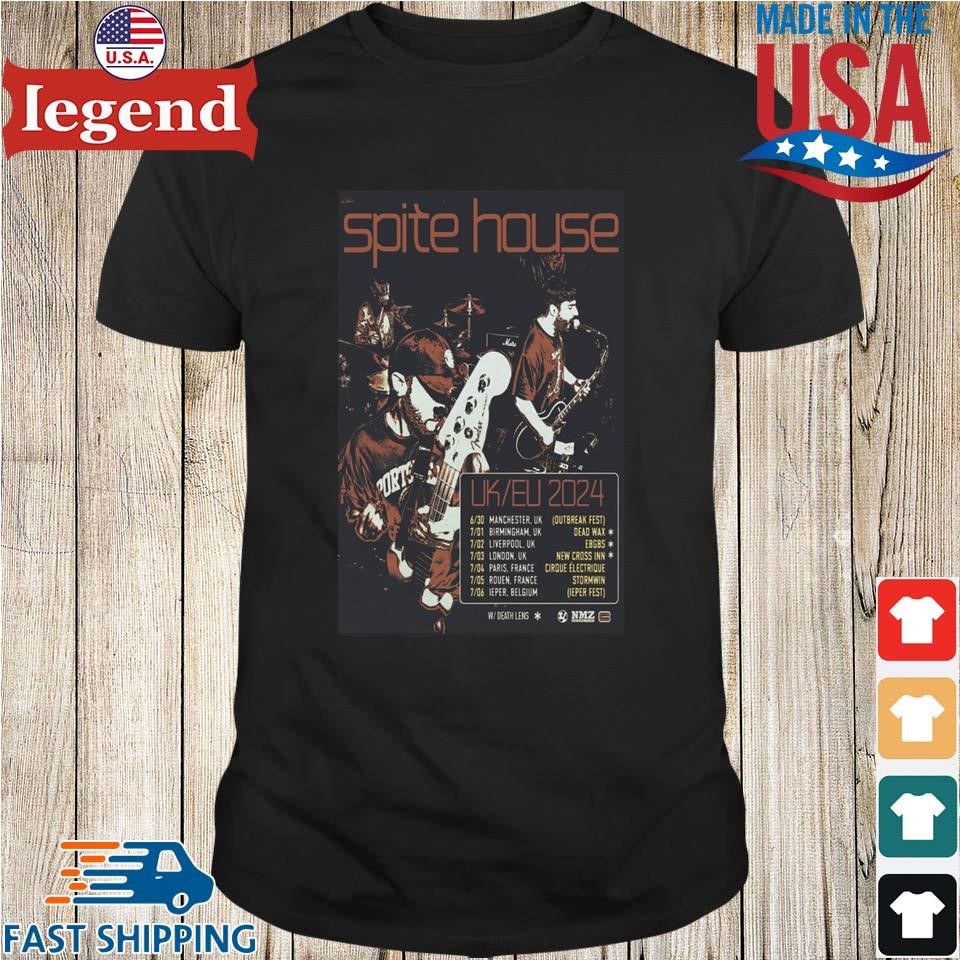 Spite House Uk Eu 2024 Tour 2024 T-shirt,Sweater, Hoodie, And Long ...