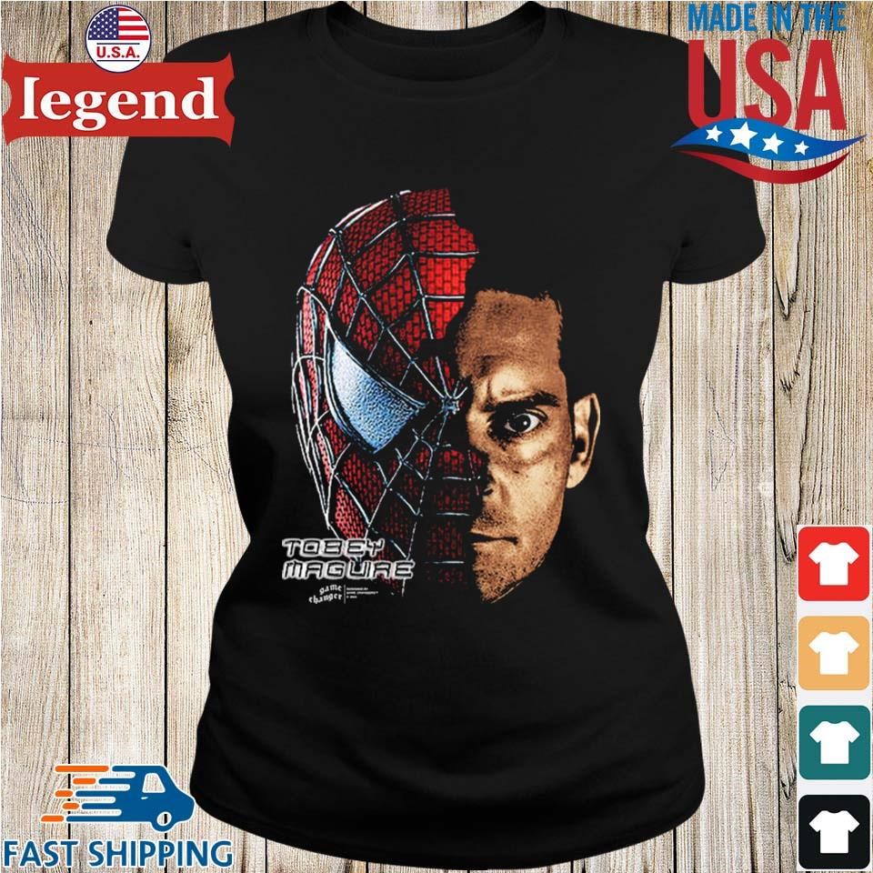 Big Face Tobey Maguire Spider Man Graphic Ladies den-min