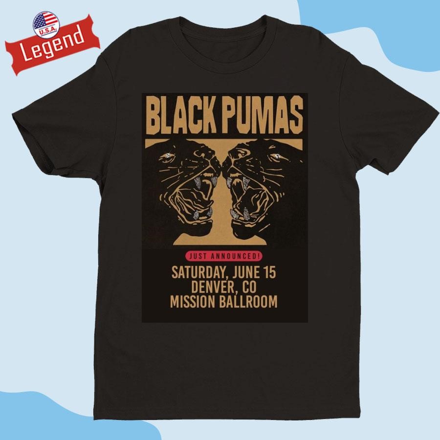 Black Pumas Just Announced June 15 2024 T shirt Sweater Hoodie And Long Sleeved Ladies Tank Top