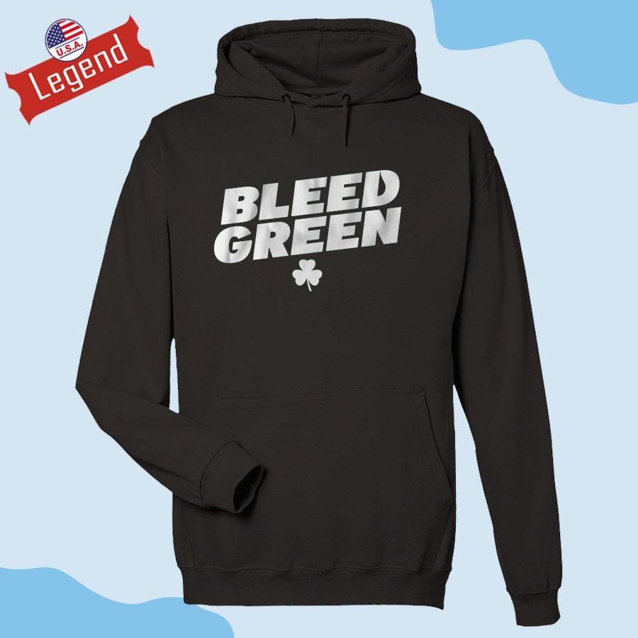 Boston Basketball Bleed Green Hoodie 