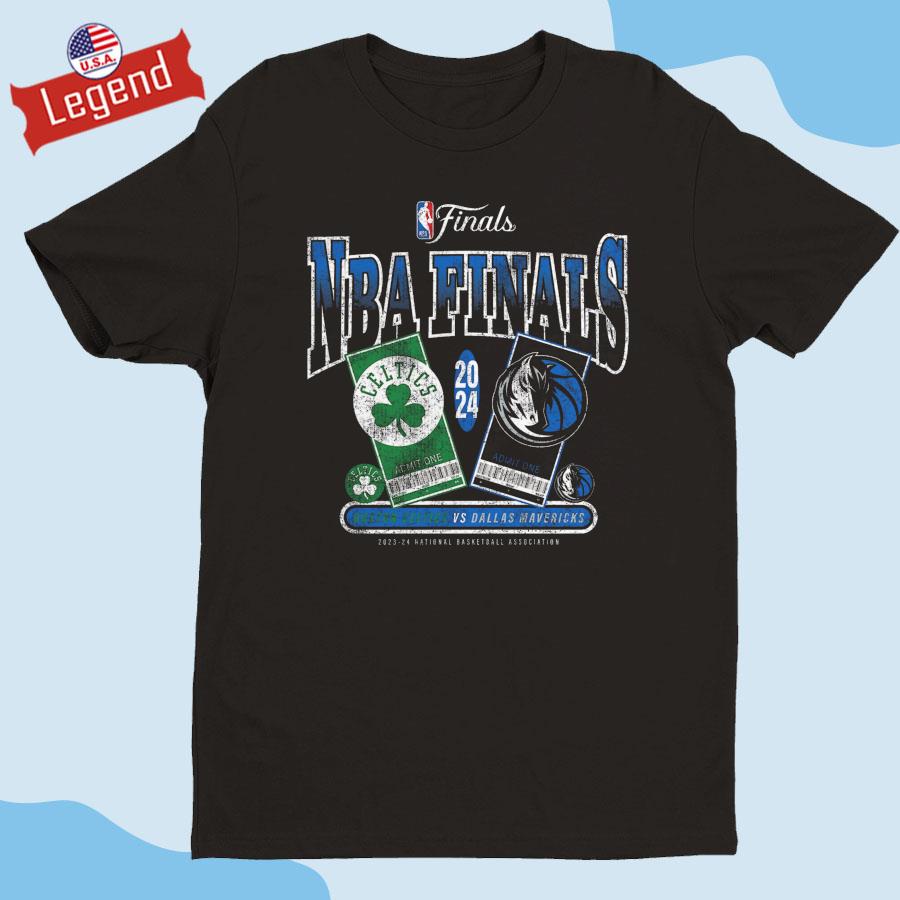 Boston Celtics Vs. Dallas Mavericks 2024 Nba Finals Matchup Drive To The Basket T-shirt