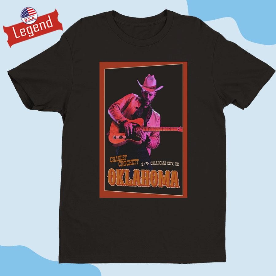 Charley Crockett Sep 4 2024 Oklahoma City OK T-shirt