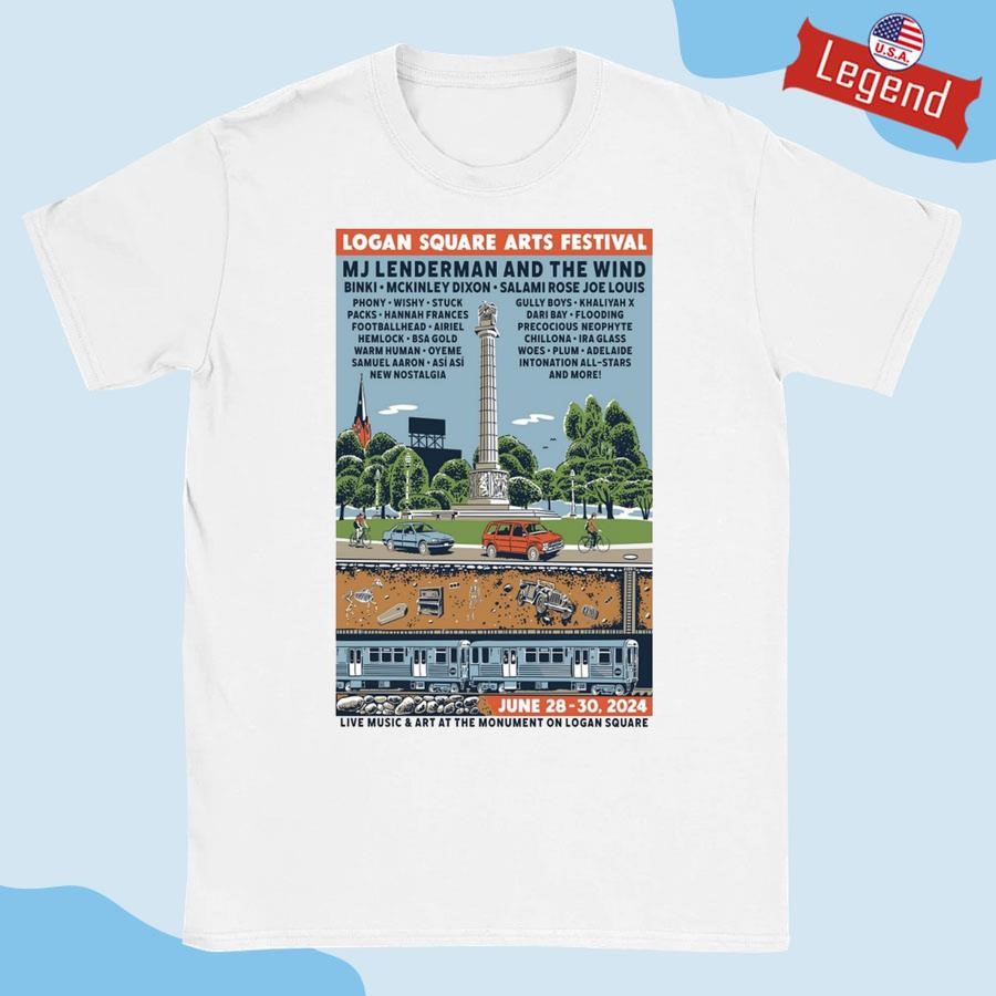 Logan Square Arts Festival June 28-30 2024 Chicago T-shirt