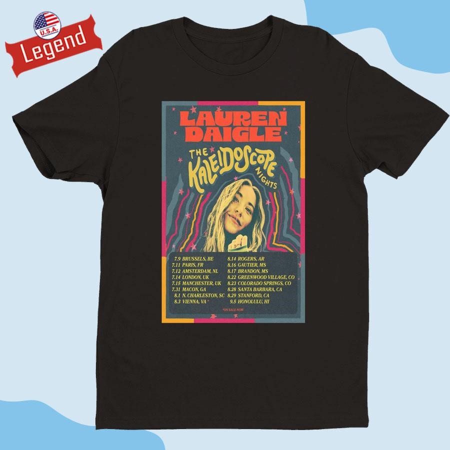 Official Lauren Daigle The Kaleidoscope Nights Tour 2024 T-shirt