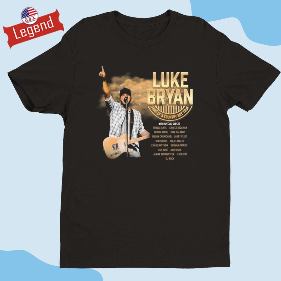 Official Luke Bryan Mind Of A Country Boy Tour Shirt