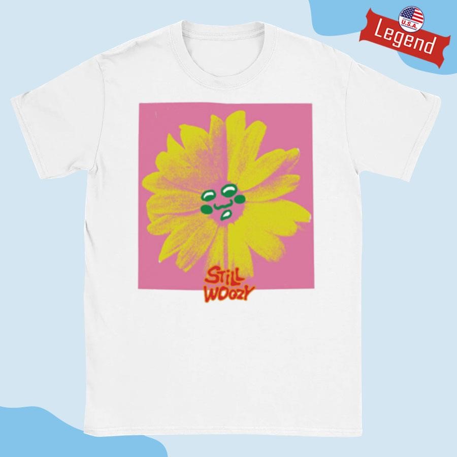 Still Woozy Flower Face T-shirt