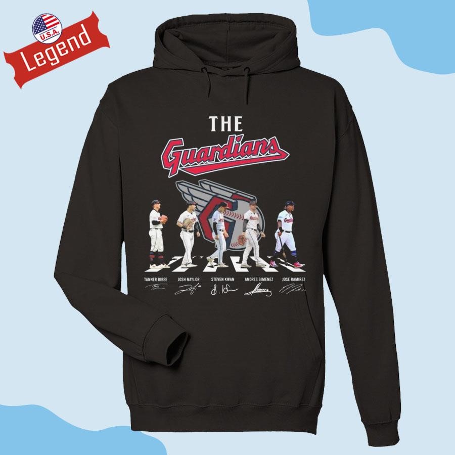 The Cleveland Guardians Abbey Road Baseball Signatures Hoodie 