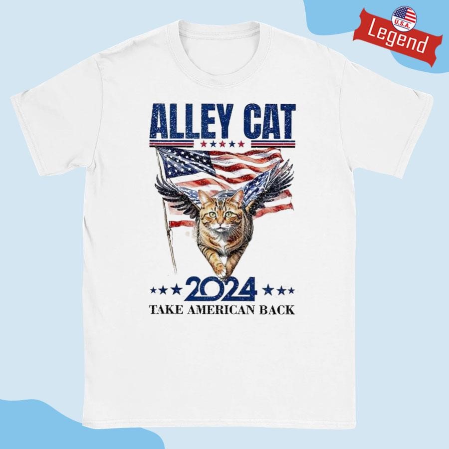 Trump 2024 Alley Cat Take America Back Vote Trump T-shirt