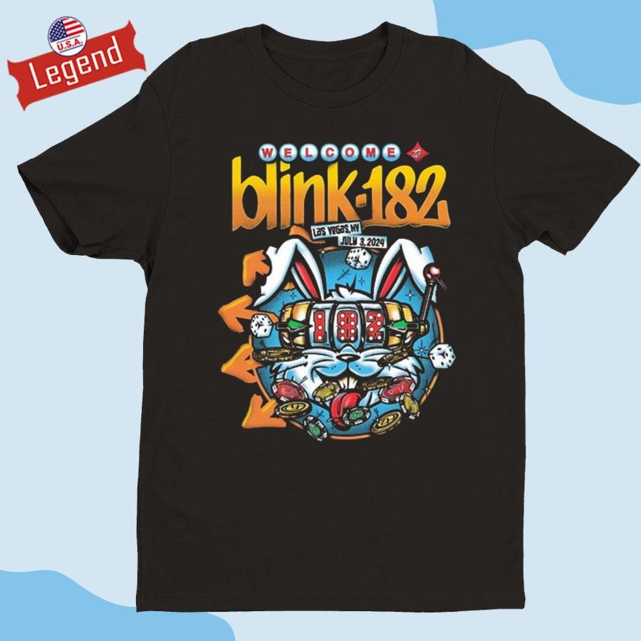 Blink-182 July 3 2024 Las Vegas NV T-shirt